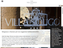 Tablet Screenshot of hotelvillasoligo.it